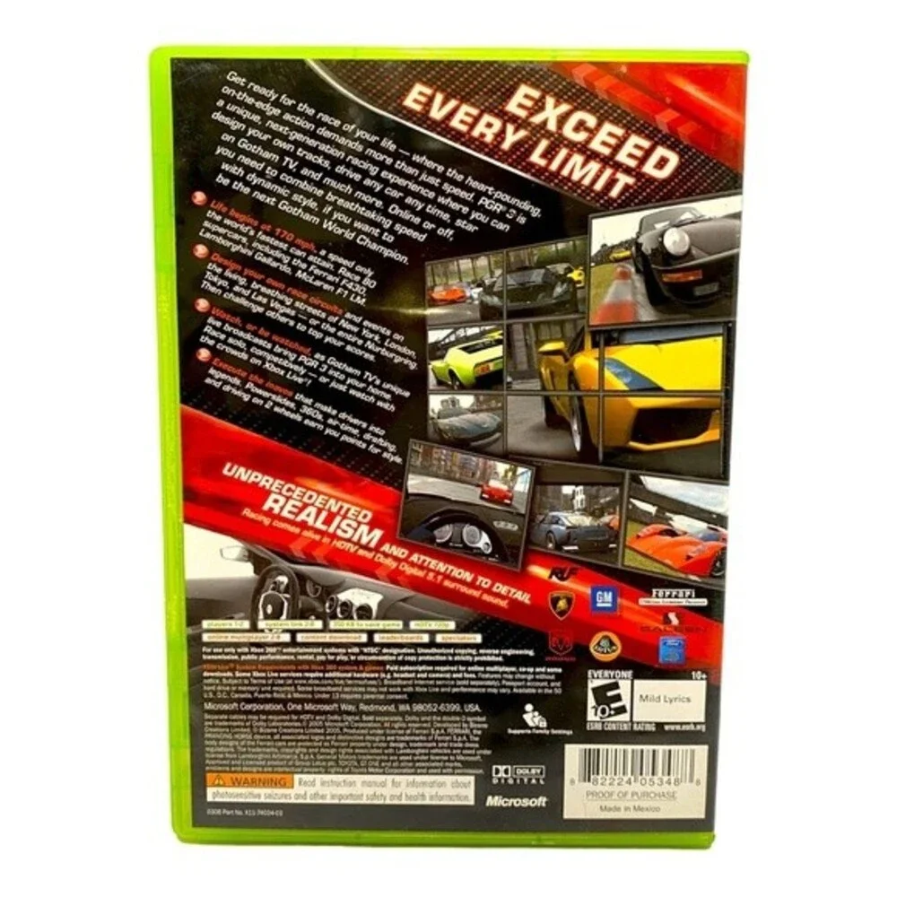 Project Gotham Racing 3 Xbox 360
